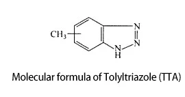 molecular formula of Tolyltriazole (TTA) molecular formula of Tolyltriazole (TTA)